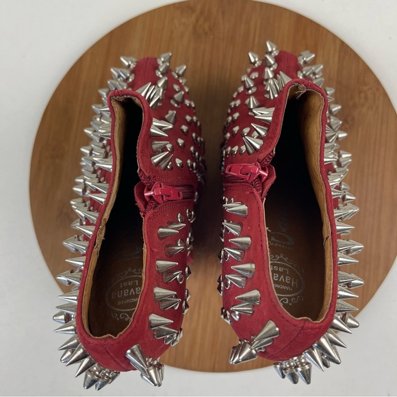 Jeffrey Campbell Havana Heelless Spiked Ankle Boots - Picture 5 of 10